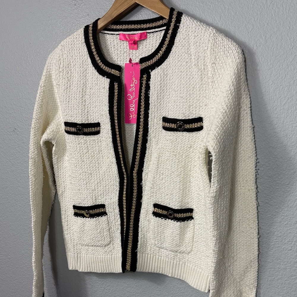 NWT Lilly Pulitzer Nalayna Bouclé Cardigan